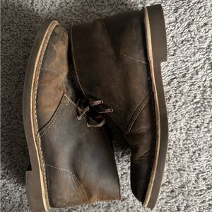 Clark’s Shepton Leather Desert Boots